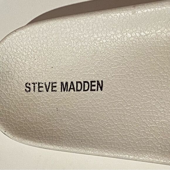 Steve Madden Embroidered Floral Starship Slide Sandals Women's size 10 - Picture 14 of 16